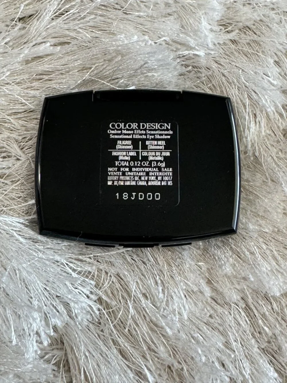 VERY RARE NEW Lancome Eyeshadow La Palette de couleur eyeshadow - Shimmer